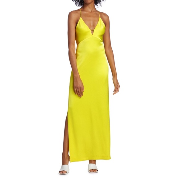 ALICE + OLIVIA PLUNGING SLIP GOWN sz 10